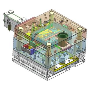 压铸模具设计三维CAD代画冲压设计工艺夹具模流分析模具加工代做