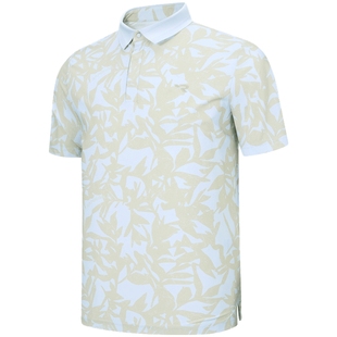 RAPIDO雳霹道春夏高尔夫GOLF度假风满印短袖POLO男