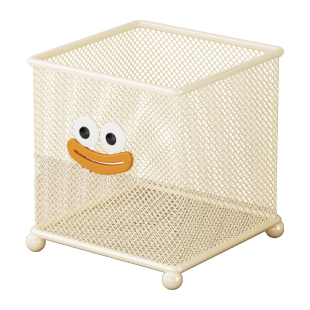 大容量可爱方形笔筒学生用时尚文具放置筐办公室桌面多功能整理架