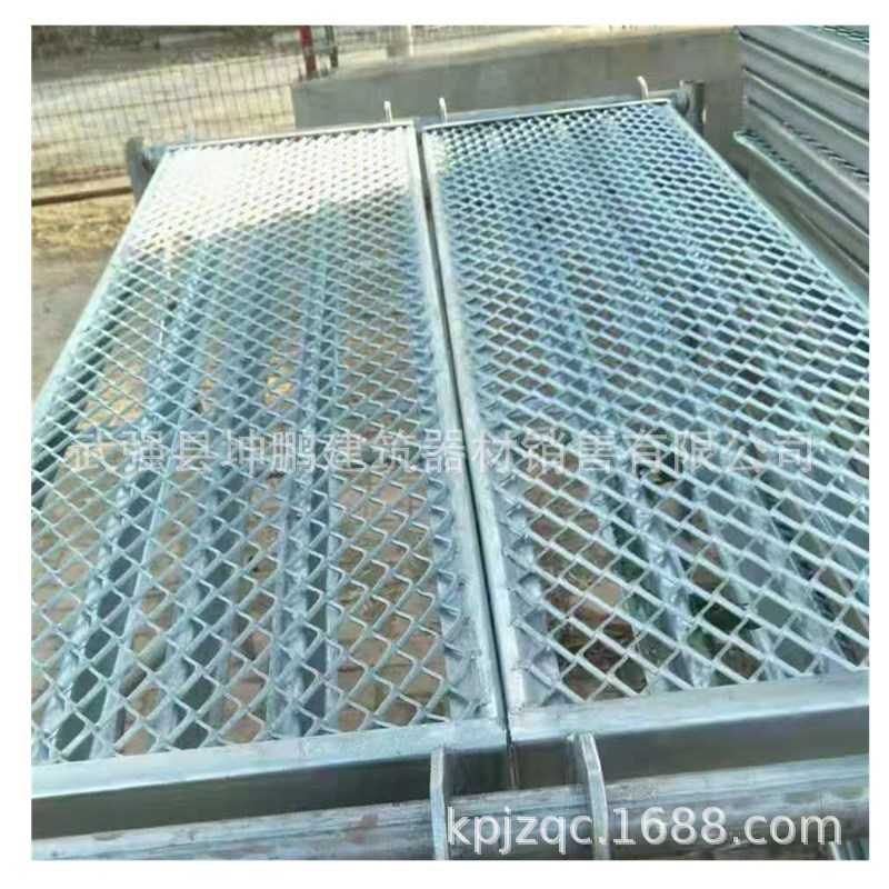 厂家定制移动脚手架踏板方管踏板脚手架梯形踏板镀锌踏板
