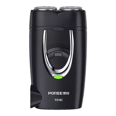 博锐电动剃须刀刮胡刀男士高档水洗便携胡须刀送父亲旅行充电礼物