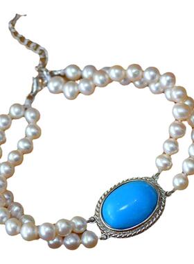 男女款S925纯银DIY镶嵌手链配件