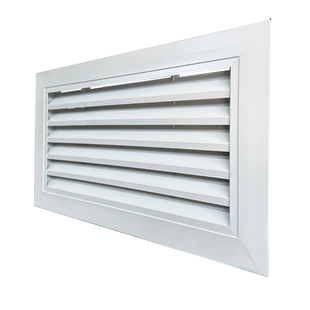 定制铝合金百叶风口防雨百叶窗通风口透气格栅百叶检修口回风口网