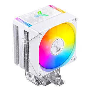 乔思伯CR1400EVO电脑CPU散热器静音风冷白色1700AM4镀镍4热管风扇