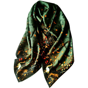 经专业机构鉴定100%桑蚕丝 真丝丝巾女围巾斜纹大方巾春秋