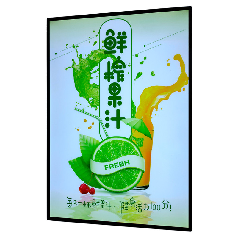 圆角超薄灯箱挂墙式发光