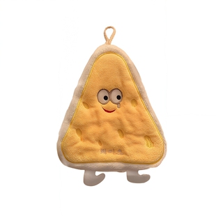 可爱挂式擦手巾加厚速干手布卫生间厨房吸水毛巾面巾手帕卡通抹布