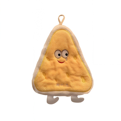 可爱挂式擦手巾加厚速干卡通抹布