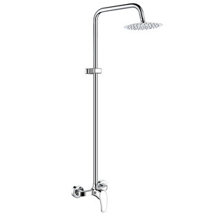 卫浴极简花洒套装澡堂淋浴浴场学校浴池工程简易单水明装冷热喷头