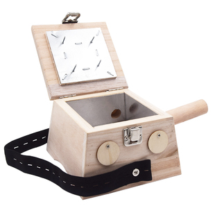 艾灸盒子木制随身灸家用腹部通用隔姜全身实木艾炙美容院专用器具