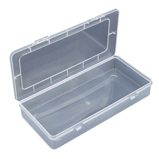 长方形透明pp收纳盒电子元件盒包装盒有盖塑料配件盒子工具零件盒