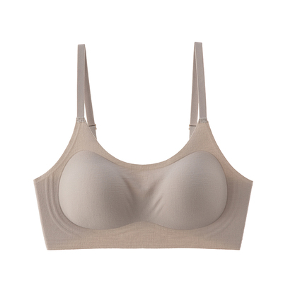 透气抹胸小胸聚拢显大无钢圈文胸