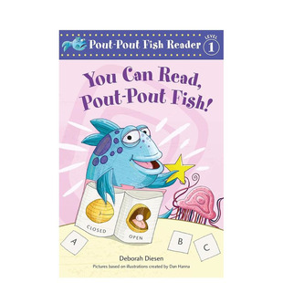 【预售】【噘嘴鱼一级阅读】你可以读 【Pout-Pout Fish!】You Can Read 英文儿童分阶阅读桥梁故事书绘本 进口童书