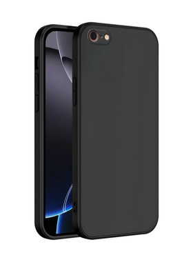 皑晨适用于iphone6splus手机壳i6pls软胶a1699商务iph0ne6plus防摔ihone6plus全包a1524纯黑A1524耐脏i6p新款