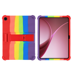 适用OPPOPadair5保护套12.1英寸OnePlus Pad GO2平板硅胶套后壳OPD2501保护壳air5代四角加厚防摔支架外套