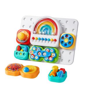 澳贝忙碌板蒙特梭利教具早教婴儿宝宝益智玩具拼装百宝箱洞洞板