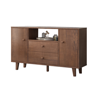 电视柜现代简约高款客厅小户型主卧室实木腿组合套装斗柜美式北欧