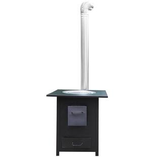 新款柴火灶家用烧木柴农村便携移动土灶台室内无烟节能取暖柴火炉