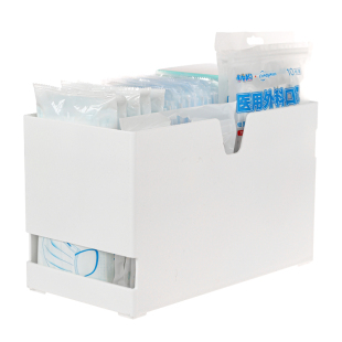 玄关口罩酒精收纳盒家用桌面门口存放储物筐入户门大容量置物架子