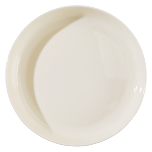 2只装9.98陶瓷盘子菜盘家用奶油风深盘汤盘2025新款釉下彩款餐盘