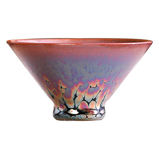 薄胎百花建盏茶杯主人杯男士女士个人专用彩金纯手工柴烧非遗高档