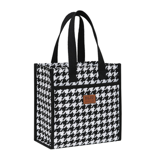 保温层带饭盒袋子便携上班手提包便当包通勤高颜值大容量午餐布包