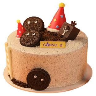 元祖嘿嘿派对鲜奶油蛋糕搞怪生日蛋糕动物奶油下午茶全国同城配送