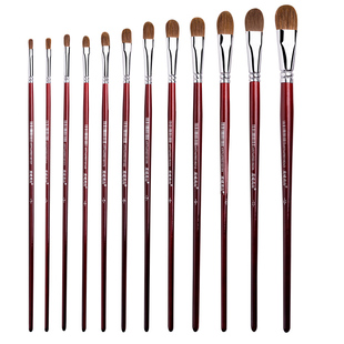 青竹狼毫水粉笔套装丙烯颜料画笔油画笔美术生专用水彩笔刷排笔刷子初学绘画勾线笔美术考试画画水粉工具套装