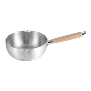 日式铝制雪平锅木柄铝锅汤锅热奶煮面麻辣烫螺蛳粉锅拉面锅泡面锅