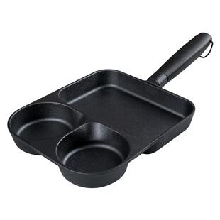 九铸煎锅铸铁玉子烧煎蛋神器蛋饺鸡蛋汉堡牛排锅无涂层不粘锅家用