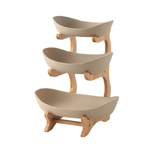 多层果盘客厅茶几家用糖果盘前台摆放茶点零食盘点心水果盘甜品台