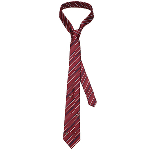 GUUKA学院风红色条纹领带男女衬衫内搭 jk制服星星撞钉手打领带dk