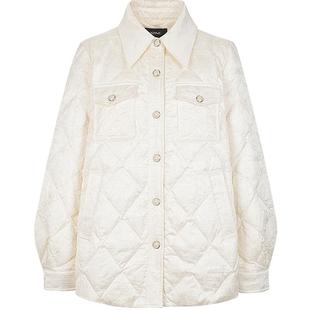 KBNE轻薄小香风气质白色羽绒服2025新款秋冬外套防风保暖上衣女