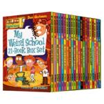 My Weird School疯狂学校第一季盒装21册 英文原版小说 疯狂校园 神奇树屋 歪歪路小学 和外星人冒险 校园故事 课外阅读初级章节书