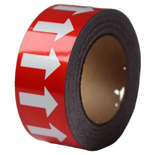 消防管道流向标识贴消火栓水箭头标牌色环胶带标签喷淋标识牌贴纸