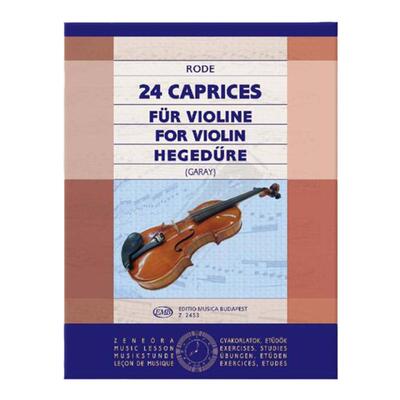 罗德24首随想曲小提琴独奏