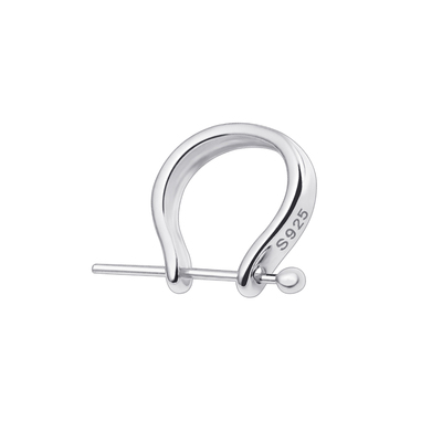 S925纯银吊坠扣镀18K金项链扣