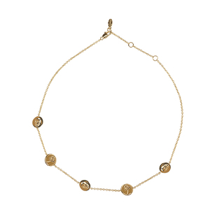 SCHAWLOW肖洛骷髅玫瑰项链女士简约气质轻奢小众锁骨链原创毛衣链