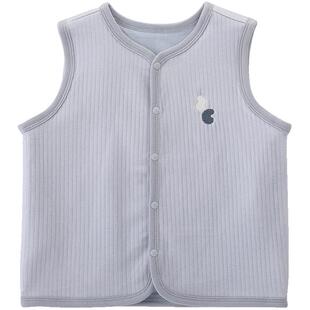 婴儿马甲背心春秋外穿儿童坎肩男童马褂女童百搭马夹春季宝宝上衣