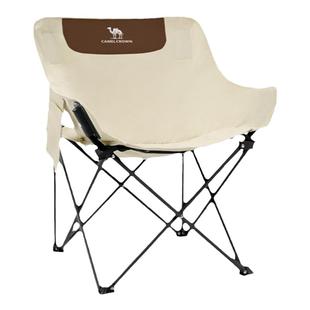 骆驼户外露营椅折叠椅凳子月亮椅野餐写生装备用品全套装备折叠凳