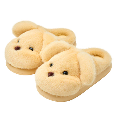 可爱棉拖鞋女款2025新款卡通小狗