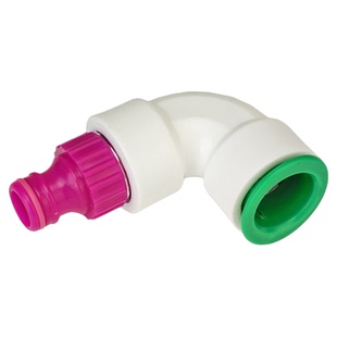 德奥弯通硬管接头大流量1寸4分6分软管转接头皮管快接延长接对接