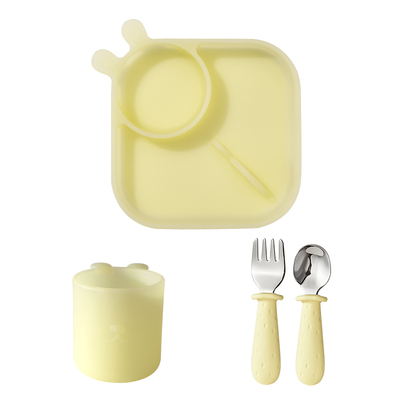 beeshum儿童餐具套装宝宝餐盘