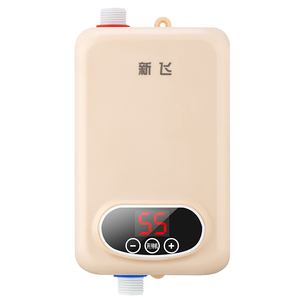 新飞免打孔即热式电热水器家用 小型速热式宿舍洗澡机农村出租房