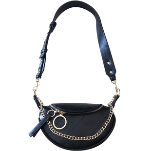 2025秋冬网红新款百搭腰包女ins超火潮胸包单肩斜挎时尚链条小包