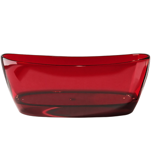 果敢网红个性化树脂浴缸深泡独立式1.48-1.8米保温彩色浴盆T76