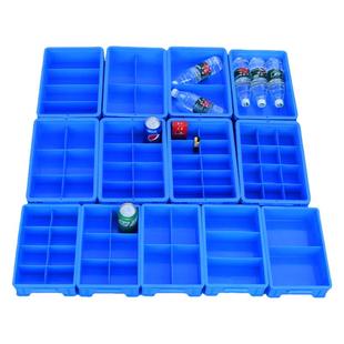 塑料分类零件盒工具收纳整理周转箱胶箱长方形加厚五金储物分格箱