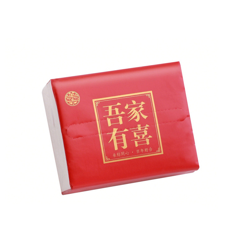 结婚纸巾婚礼喜事用抽纸
