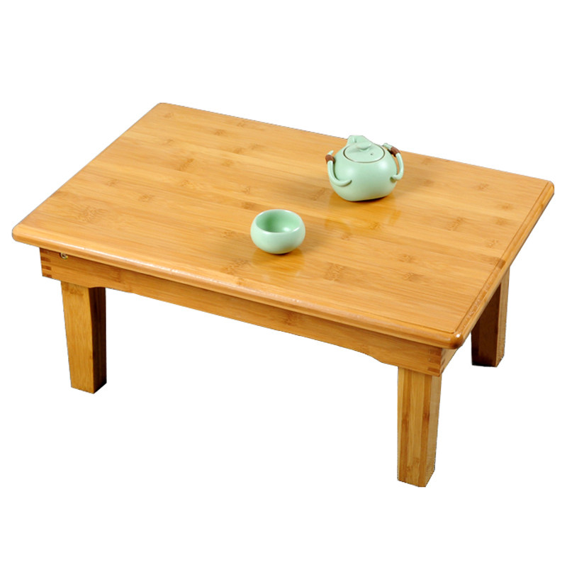 楠竹炕桌实木折叠床上学习桌饭桌飘窗桌子小茶几榻榻米桌电脑矮桌