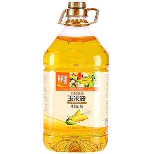 金胜非转基因玉米油4L热炒烘焙家用桶装食用油